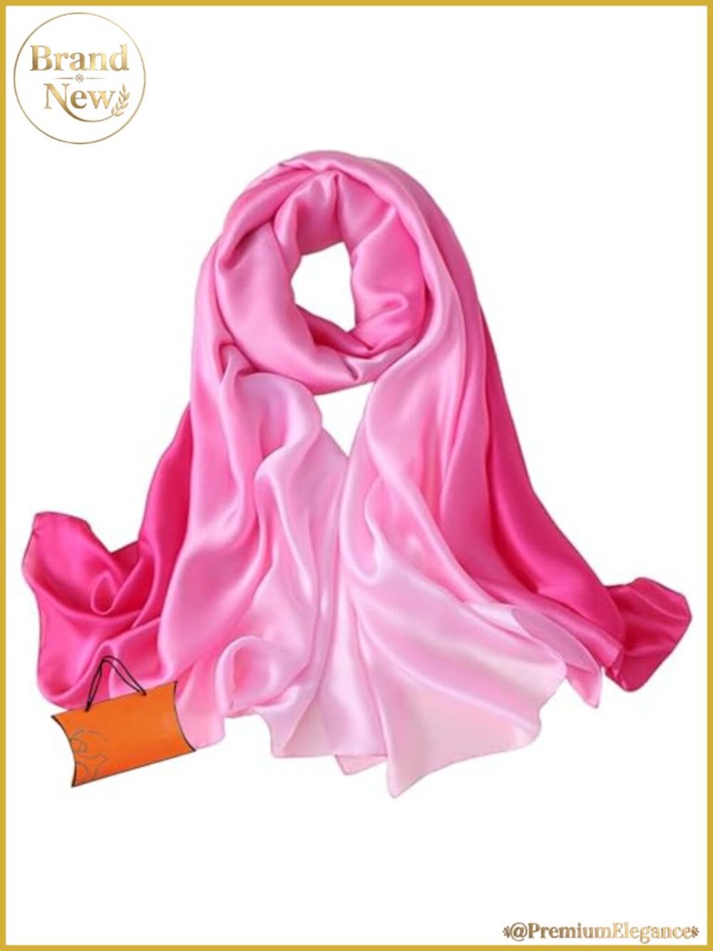 Oversized Silky Shawl Wrap Scarf Lightweight Gradient Summer Coverup